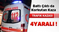ISPARTA&rsquo;DA ZİNCİRLEME KAZA 2 YARALI