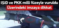 TSK, IŞİD ve PKK'yı &ouml;zel tasarım f&uuml;zeyle vurdu
