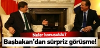 Başbakan Davutoğlu Cameron ile g&ouml;r&uuml;şt&uuml;