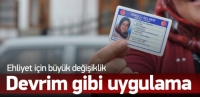 Ehliyette devrim gibi uygulama