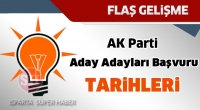 Ak Parti'de Milletvekili başvuruları bug&uuml;n başlıyor