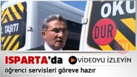 Isparta'da &Ouml;ğrenci Servisleri G&ouml;reve Hazır