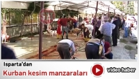 KURBAN KESİM MANZARALARI
