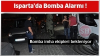Isparta'da O cadde Trafiğe Kapatıldı Bomba Ş&uuml;phesi