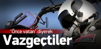 Savaş pilotları '&ouml;nce vatan' diyerek vazge&ccedil;ti!