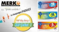 MERKO'dan Yine Süper Kampanya ''YAP ALIŞVERİŞİ KAP ÇEKİNİ''