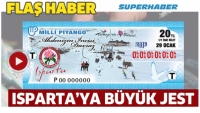 MİLLİ  PİYANGO'DAN ISPARTA'YA  B&Uuml;Y&Uuml;K HEDİYE