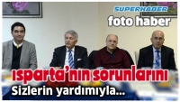 ISPARTA&rsquo;NIN SORUNLARINI SİZLERİN  YARDIMIYLA &Ccedil;&Ouml;ZMEK İSTİYORUM