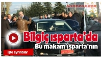 TBMM Plan ve B&uuml;t&ccedil;e Komisyonu Başkanı Bilgi&ccedil;, Isparta&rsquo;da
