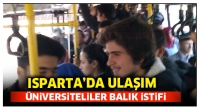 Isparta&rsquo;da &uuml;niversiteliler balık istifi