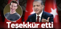 Erdoğan'dan Zuckerberg'e teşekk&uuml;r