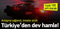Yerli helikopter motoru i&ccedil;in imzalar atıldı