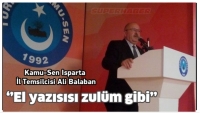 ALİ BALABAN ''EL YAZISI &Ccedil;OCUKLARA ZUL&Uuml;M GİBİ''