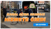 KANAL A&Ccedil;MA ARACI HİZMETE GİRDİ
