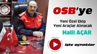Isparta OSB'ye Yeni Ekip ve Ara&ccedil;lar Alınacak