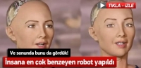 İnsana en çok benzeyen robot Yapıldı