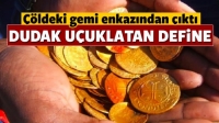 &Ccedil;&ouml;ldeki Gemi Enkazından Define Dudak U&ccedil;uklattı