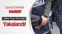 Isparta'da Bakır Eşya Hırsızları Yakalandı!