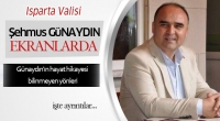 Vali Şehmus G&uuml;naydın TV Programında Isparta'ya Kendini Tanıtacak!