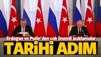 Erdoğan ve Putin'den 'ortak' a&ccedil;ıklama