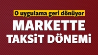Market alışverişlerine taksit geliyor!