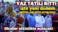 İlk Ders Zili Pazartesi &Ccedil;alacak! ve İşte Eğitimde Yeni D&ouml;nem