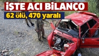 Bayram Tatilinin Trafik Kazalarında Acı Bilan&ccedil;osu