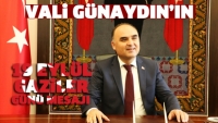 VALİ ŞEHMUS G&Uuml;NAYDIN'IN 19 EYL&Uuml;L GAZİLER G&Uuml;N&Uuml; MESAJI