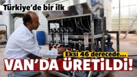 T&uuml;rkiye'de bir ilk! Eksi 46 derecede...