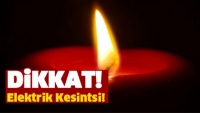 Isparta'da Elektrik Kesintisi!