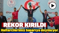 Haltercilerimiz başarıya doymuyor