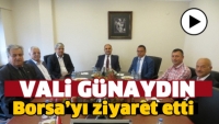 Vali Şehmus G&uuml;naydın'dan Borsa Ziyareti