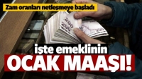 İşte emeklinin Ocak maaşı