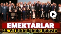 Isparta'da  Emektarlar, 40. Yıl Etkinliğinde Buluştu