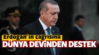 Erdoğan'ın &ccedil;ağrısına d&uuml;nya devinden destek geldi