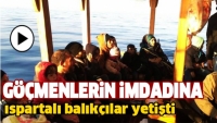 G&ouml;&ccedil;melerin İmdadına Ispartalı Balık&ccedil;ılar Yetişti