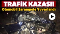Otomobil Şarampole Yuvarlandı: 1 &Ouml;l&uuml;, 3 Yaralı