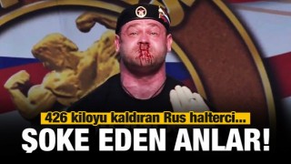 426 kiloyu kaldırınca kanlar i&ccedil;inde kaldı!