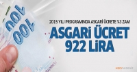 2015 Asgari &uuml;cret zam oranı belli oldu
