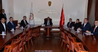 BAİB Y&Ouml;NETİM KURULU VALİ MUAMMER T&Uuml;RKER'İ ZİYARET ETTİ