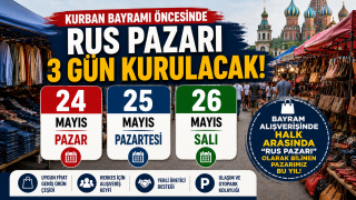 Rus Pazarı Bayram &Ouml;ncesi
3 G&uuml;n Kurulacak