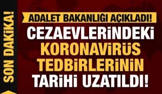 Adalet Bakanlığı koronavir&uuml;s nedeniyle cezaevlerindeki g&ouml;r&uuml;şleri erteledi