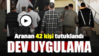Antalya'da g&ouml;zaltına alınan 60 ş&uuml;pheliden 42'si tutuklandı 