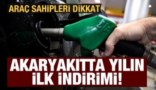 Ara&ccedil; sahipleri dikkat! Benzine indirim geliyor