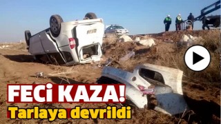 Ara&ccedil; Tarlaya Devrildi: 3 Yaralı