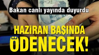 Bakan'dan emeklilere müjde! Haziranda yatırılacak