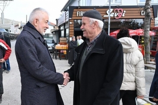 Belediye Başkanı Ş&uuml;kr&uuml; Başdeğirmen, Mehmet T&ouml;nge Mahallesinde