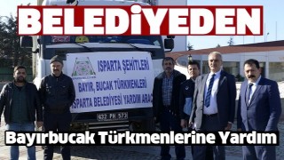 BELEDİYEDEN BAYIRBUCAK T&Uuml;RKMENLERİNE YARDIM
