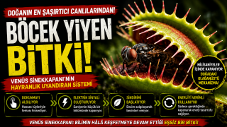 Böcek yiyen bitki: Venüs sinekkapanının şaşırtan dünyası