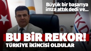 BU BİR REKOR ISPARTA T&Uuml;RKİYE İKİNCİSİ OLDU!